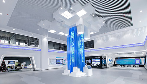 江蘇宿遷跨境電商展廳設計與施工案例