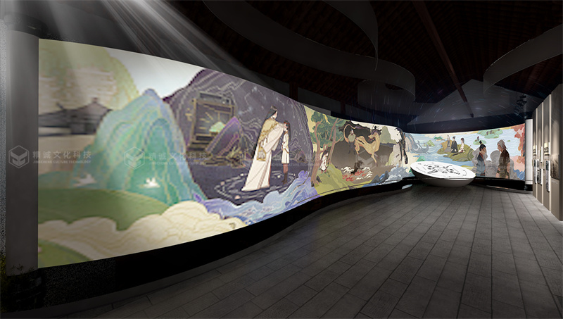 神話展廳設計-潼關古城中國神話展廳