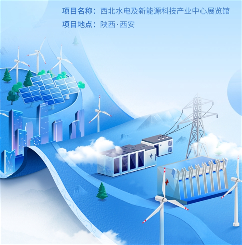 西北水電及新能源科技產業中心展覽館落成